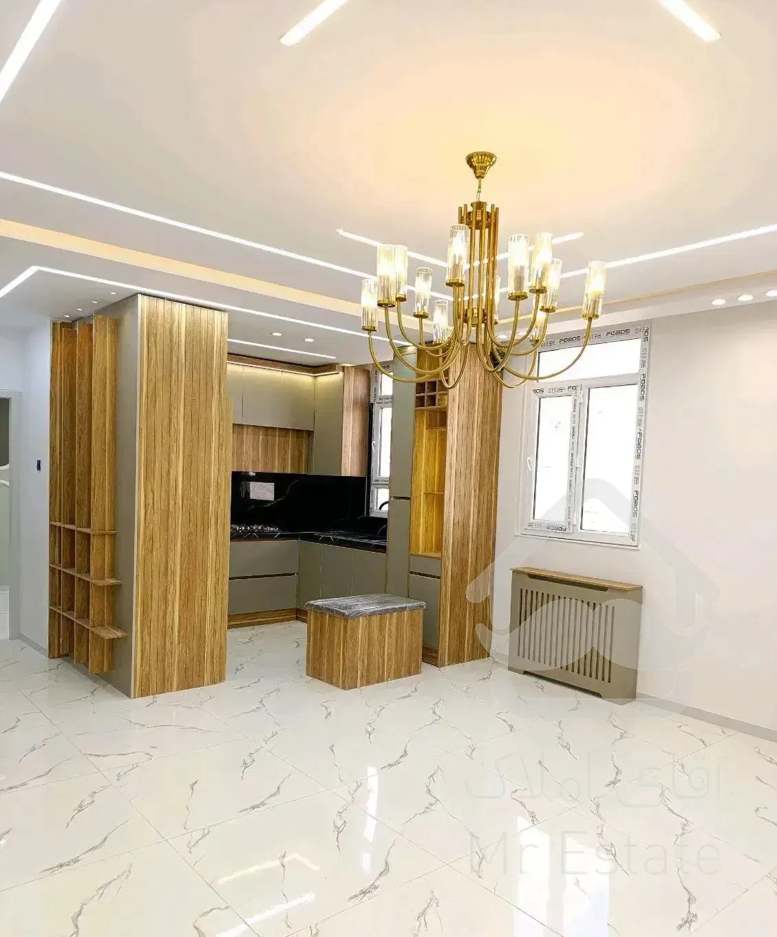 ۵۴ متر*غرق نور*طراحی زیبا*پارکینگ *سند تک برگ