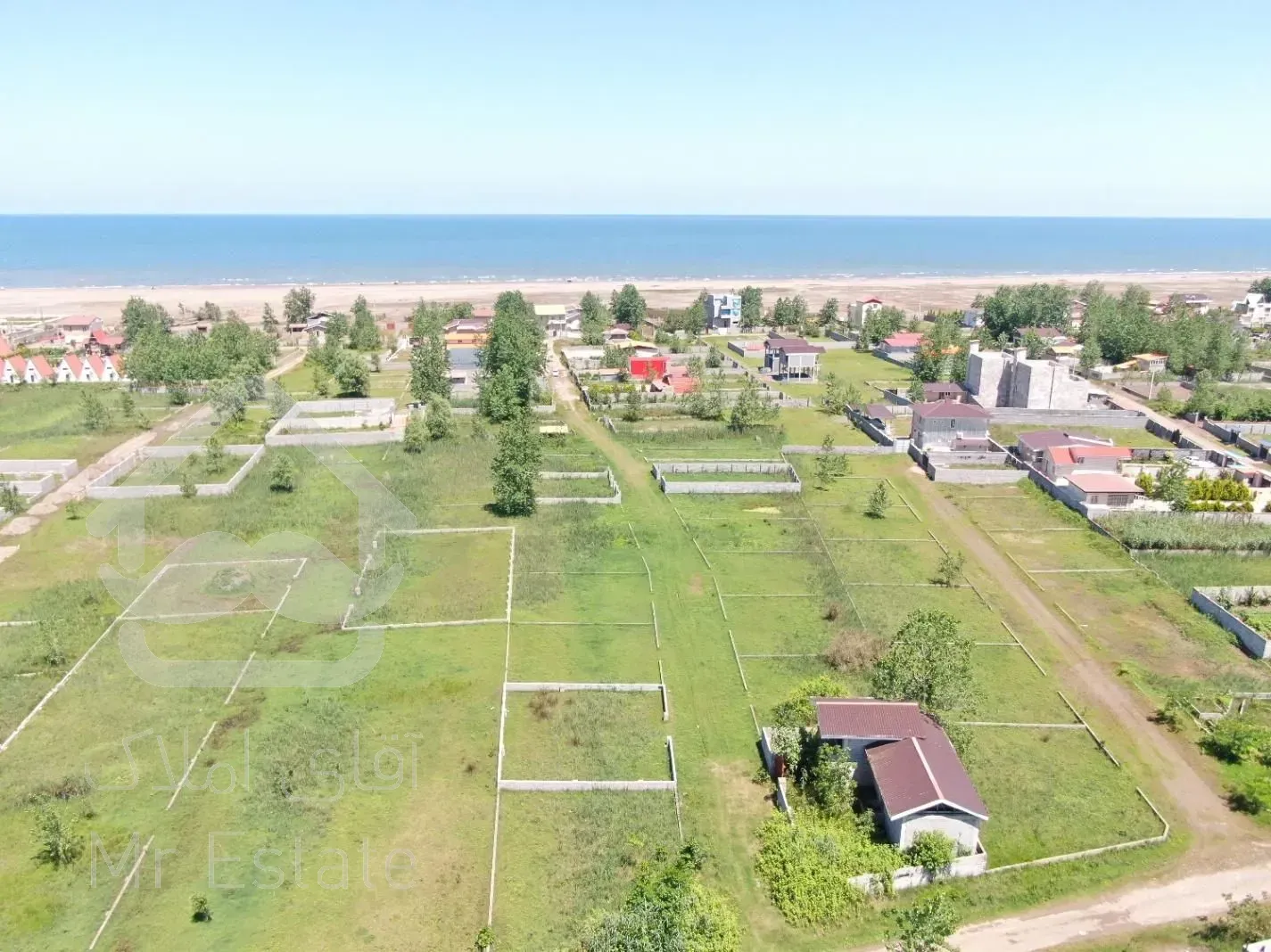 زمین ساحلی درساحل مرواریدی خزرآماده ساخت باویودریا