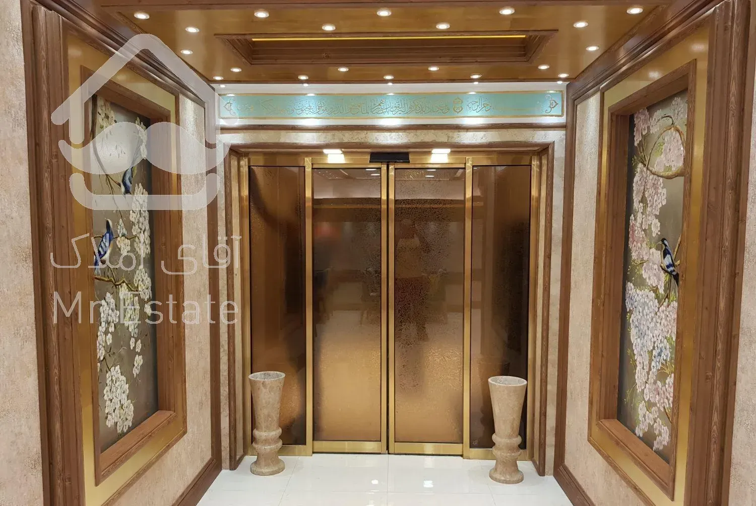 درب اتوماتیک شیشه ای اسلایدینگ با فریم استیل