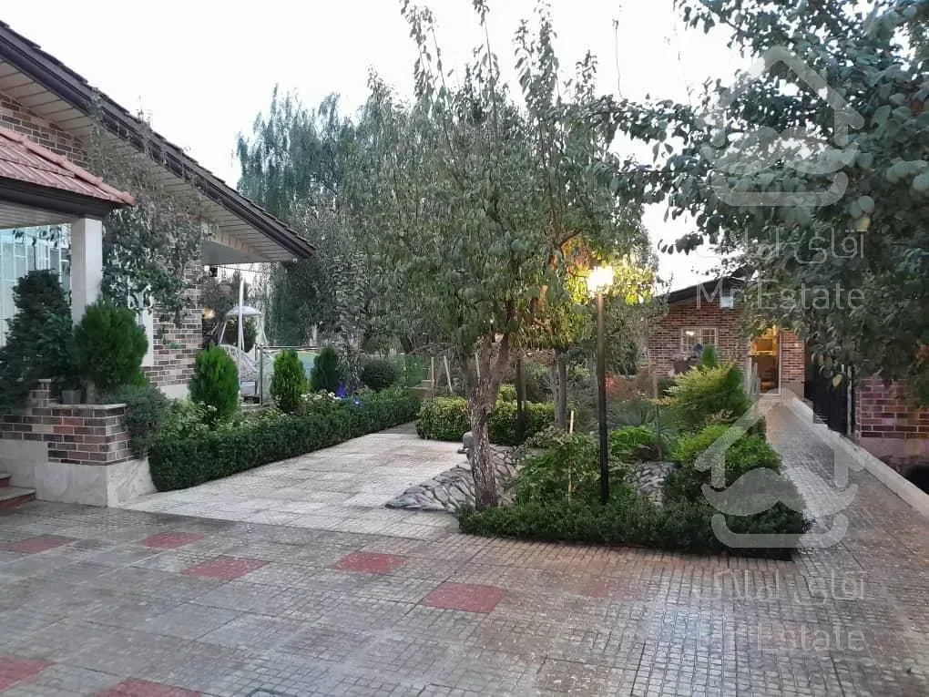 فروش باغچه 1080متری با ویلا مبله کامل فول امکانات لاکچری (خوشنام-ملارد)بدون واسطه