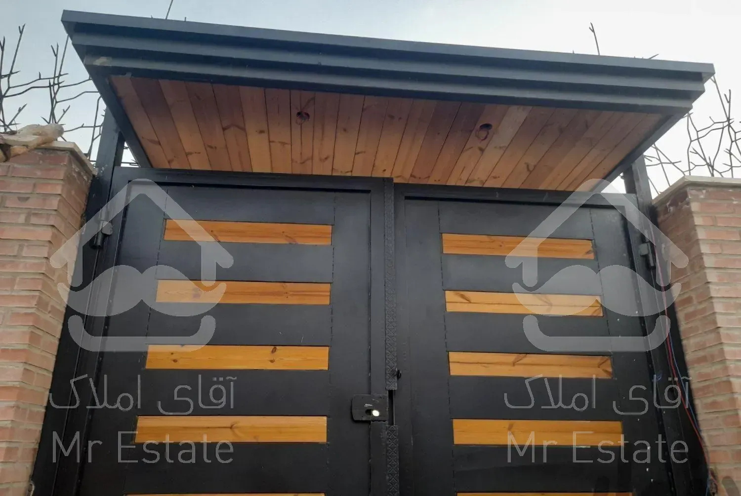 فلاشینگ نمای کامپوزیت تابلو مغازه چوب ترموود