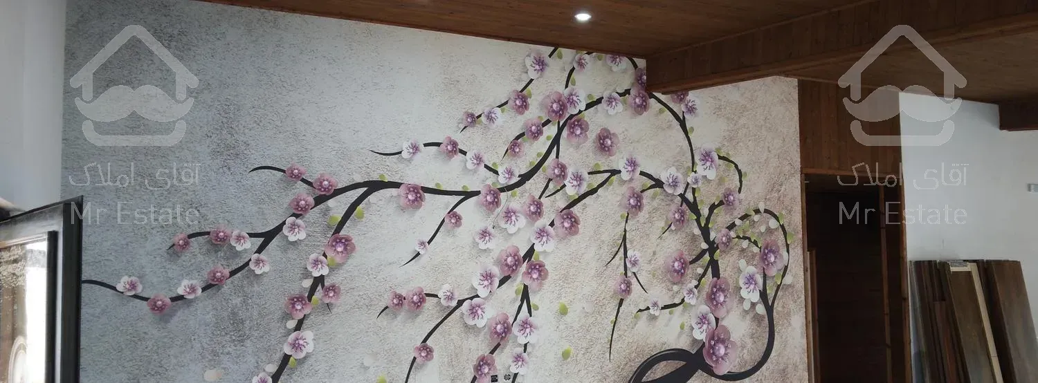 کاغذ دیواری پارکت الیاف پتینه بلکا نقاشی ساختمان