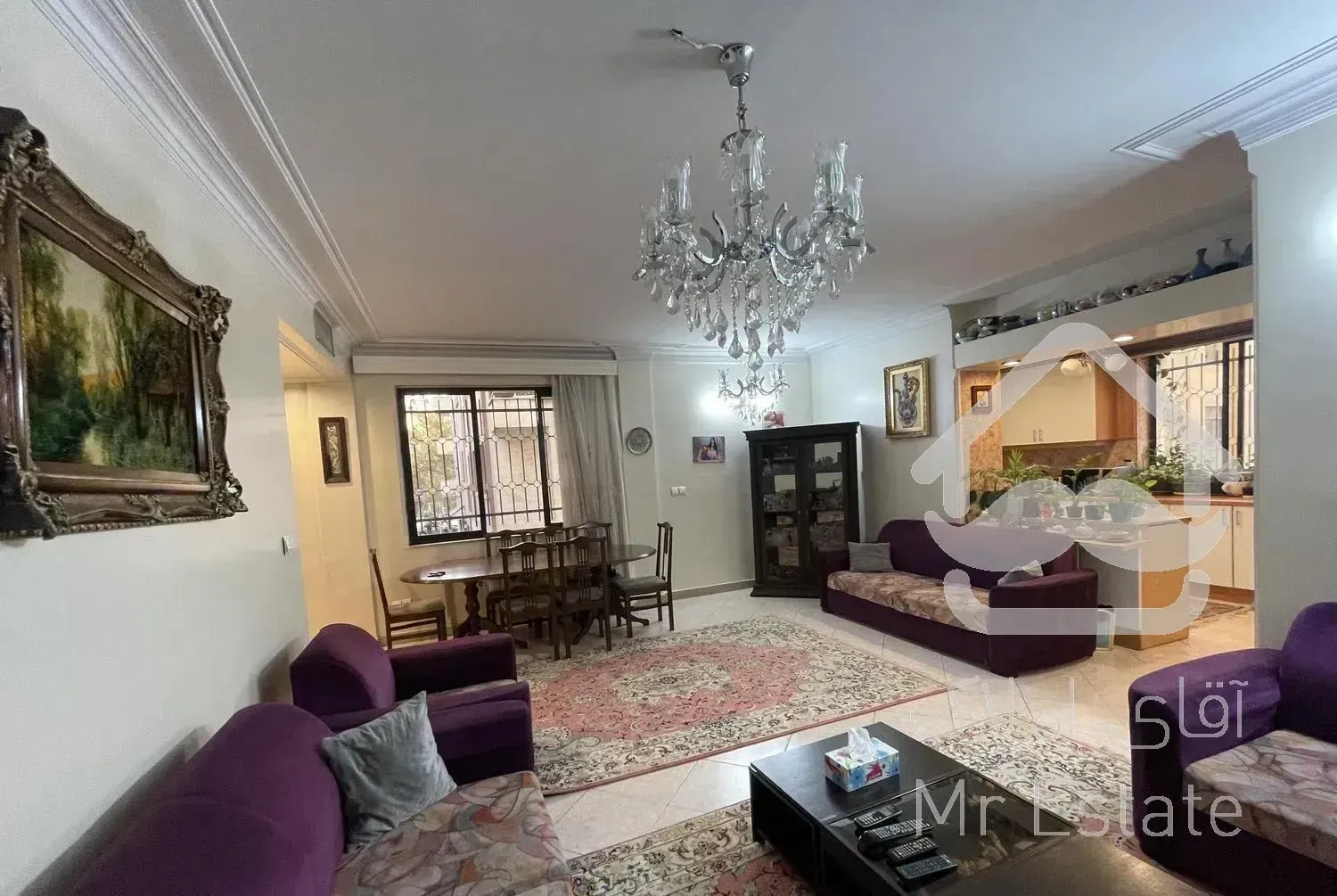 ۱۰۲متر*۲خواب*فول امکانات*غرق نور *قائم مقام