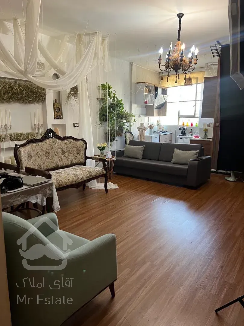 ۲خواب فول نور مستقیم کم واحد سالن پرده خور