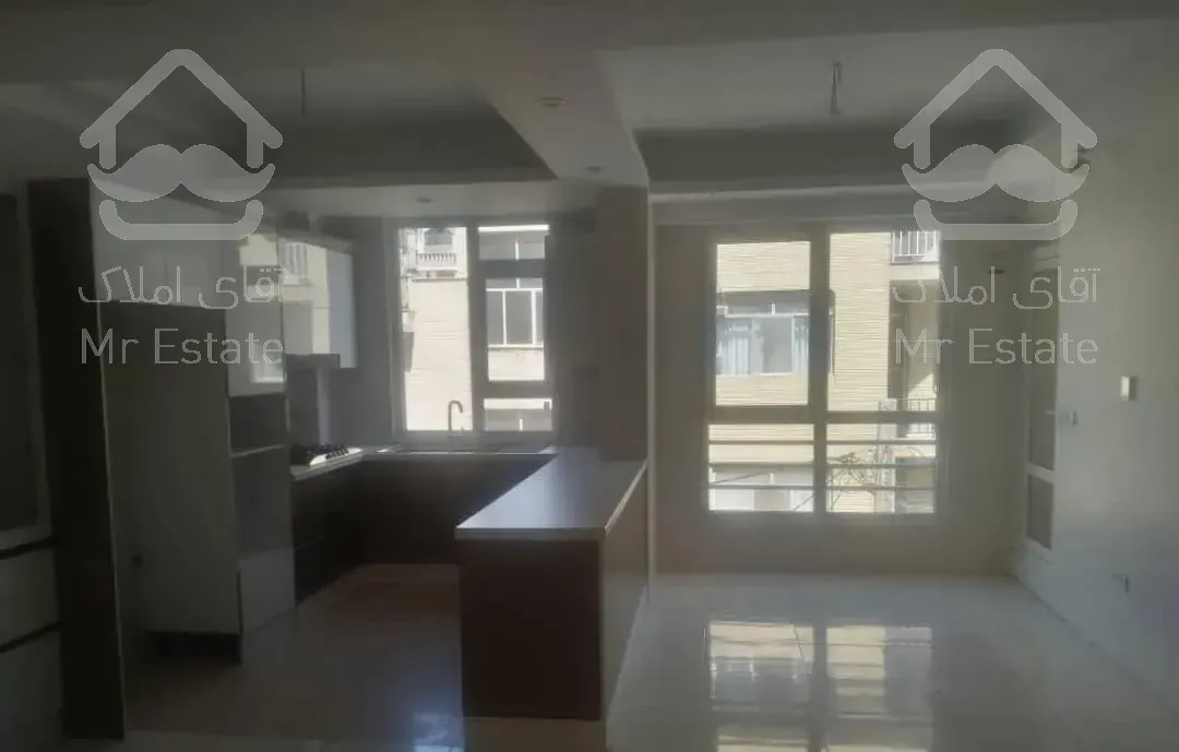 ۹۲ متر دوخواب *نوساز*سالن پرده خور