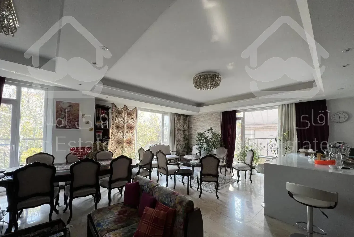 ۱۷۰ متر ۳ خواب/دروس/محسنیان/خوش نقشه/۲ پارکینگ