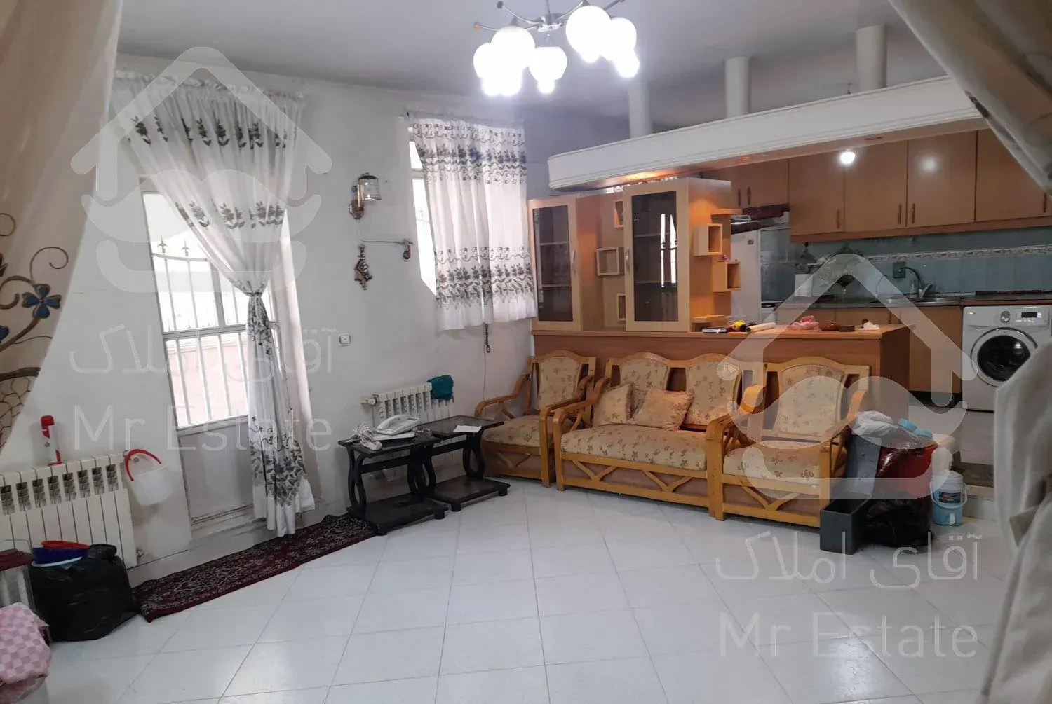 دوخوابه دوطرف بالکن  آماده تخلیه با پارکینگ وانبار