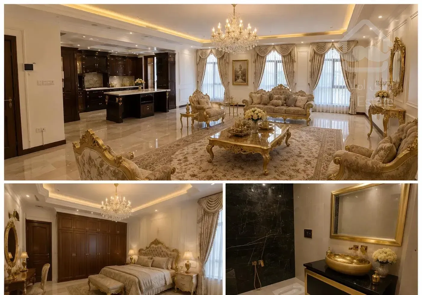 ۲۱۰ متر تکواحدی ۳ خواب ۲ پارکینگ سندی