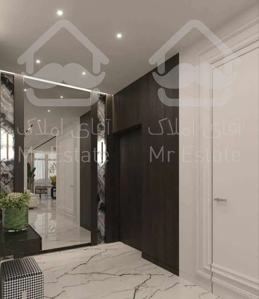 برج ۲۱۰ متری اعیانی قیطریه /مشاعات آبی/سالن تماما پنجره/ویو ابدی