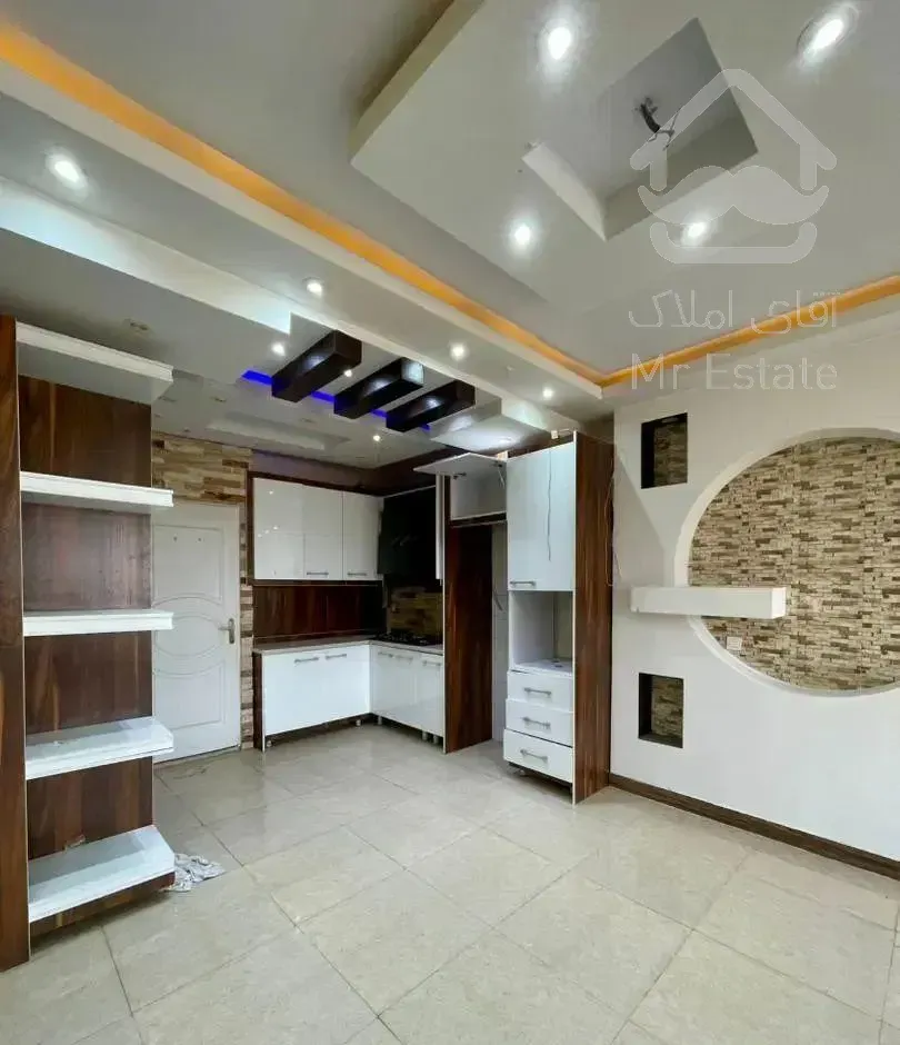 ۶۰متر دوخواب تکواحدی طبقه اول/فول دیزاین غرق نور