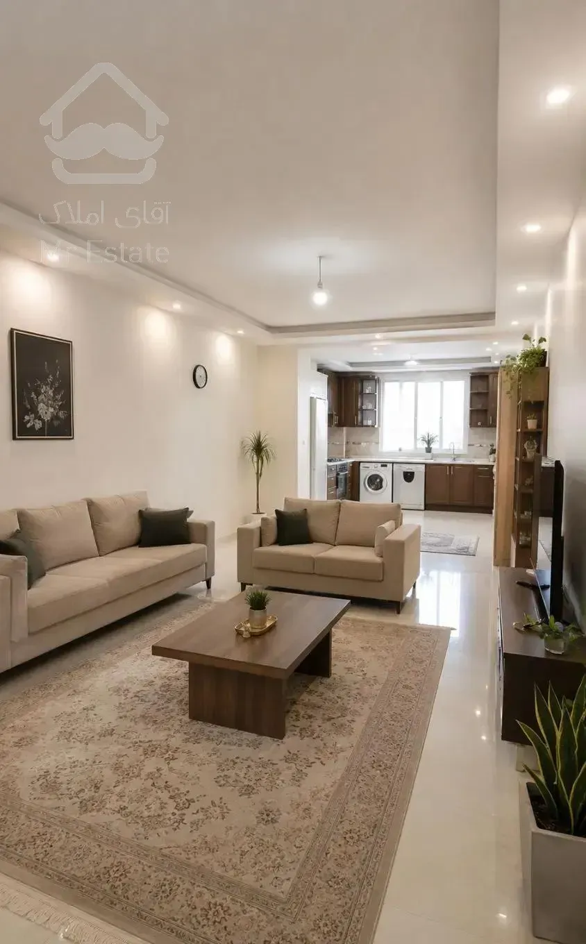 ۸۰ متر/ سالن چیدمان خور/ ۲ خواب/ چهار باغ غربی