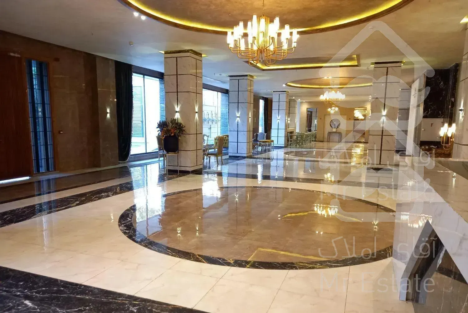 ۹۵متر/دوخواب/روبه افتاب/سالن پرده خور/بیمه