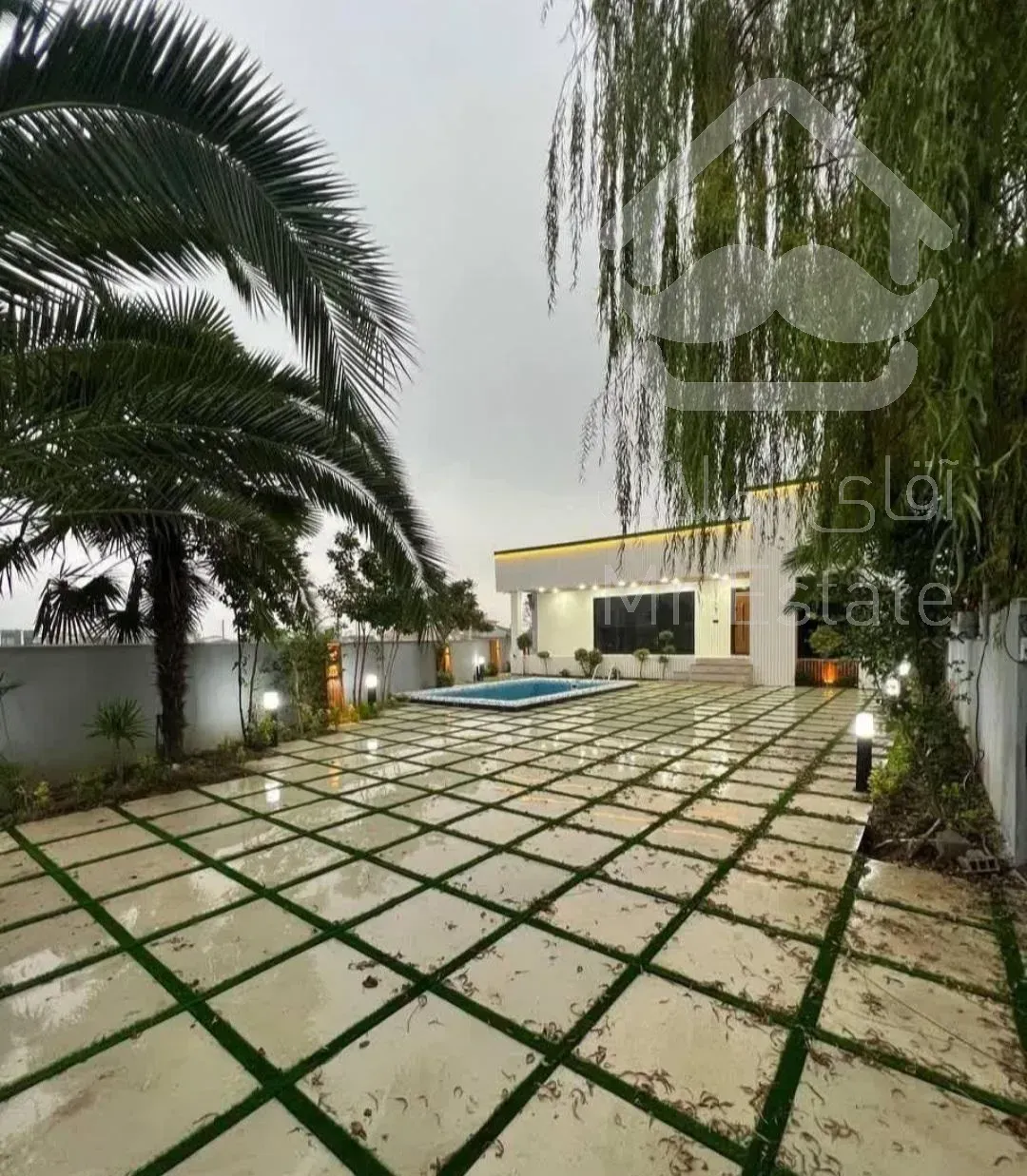 ویلاباغ مدرن جنگلی/سندار/ استخردار۳۰۰زمین/۲۲۰بنا