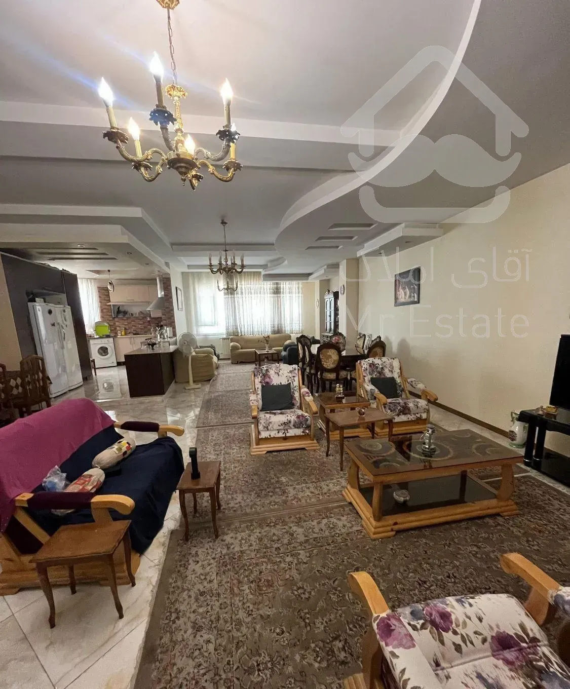 110 متر*2 خواب*خوش نقشه*سالن پرده خور* پاتریس