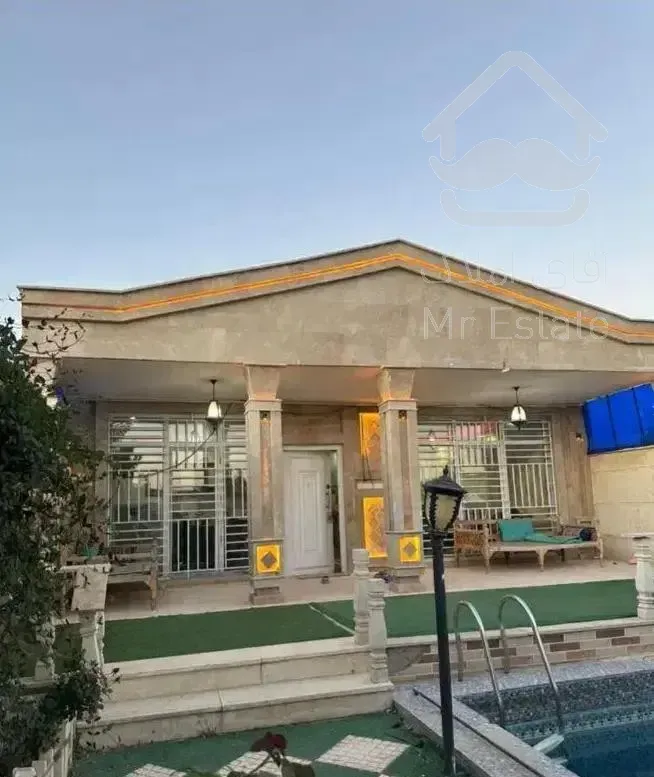 باغ ویلا در دماوند حیاط مشجر