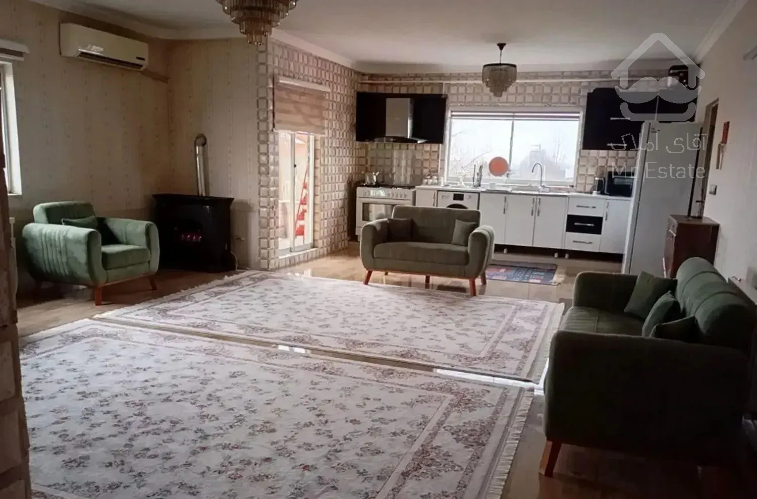 آپارتمان۸۰مترتک خواب مدارک دهکده برندساحلی