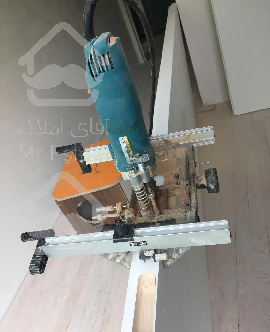 نصاب درب چوبی/نصب لولا مخفی و در فریم لس چوب