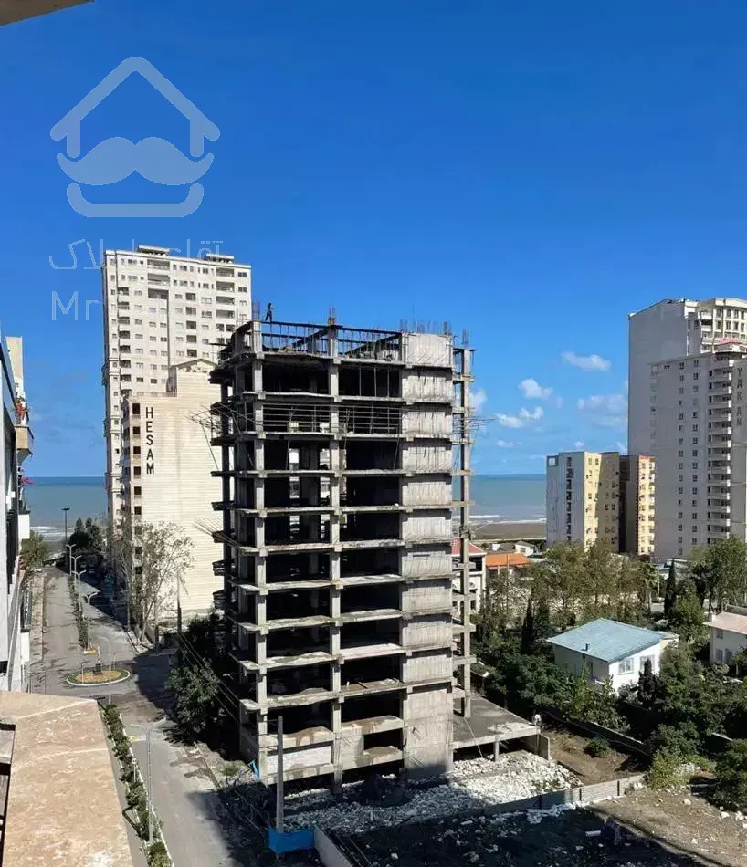 ۹۷ متر آپارتمان کلید نخورده خط دریا
