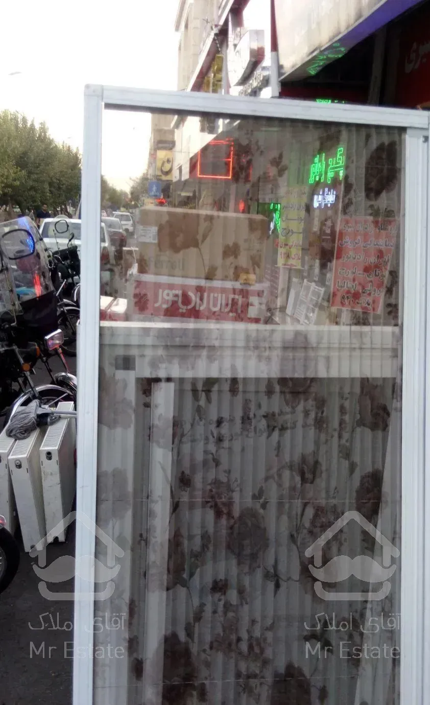 توری پلیسه الومینیوم درب پنجره دو جداره جلو بالکن