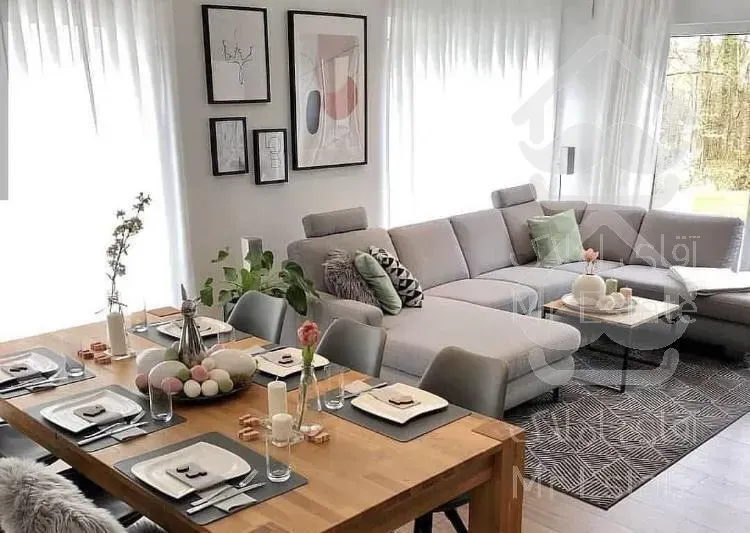 ۸۵متر۲خواب سالن پرده خور