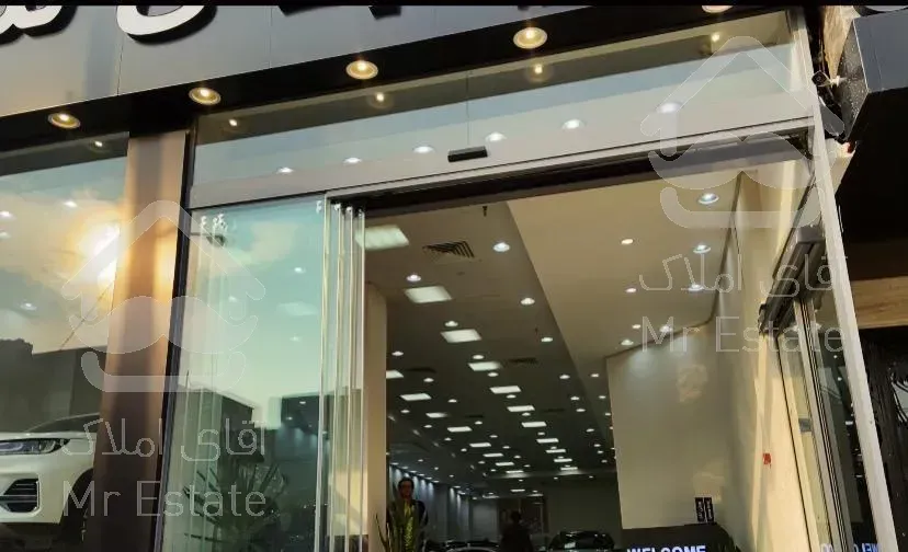 درب اتوماتیک شیشه ای تلسکوپی ۳ لت متحرک فریم لس