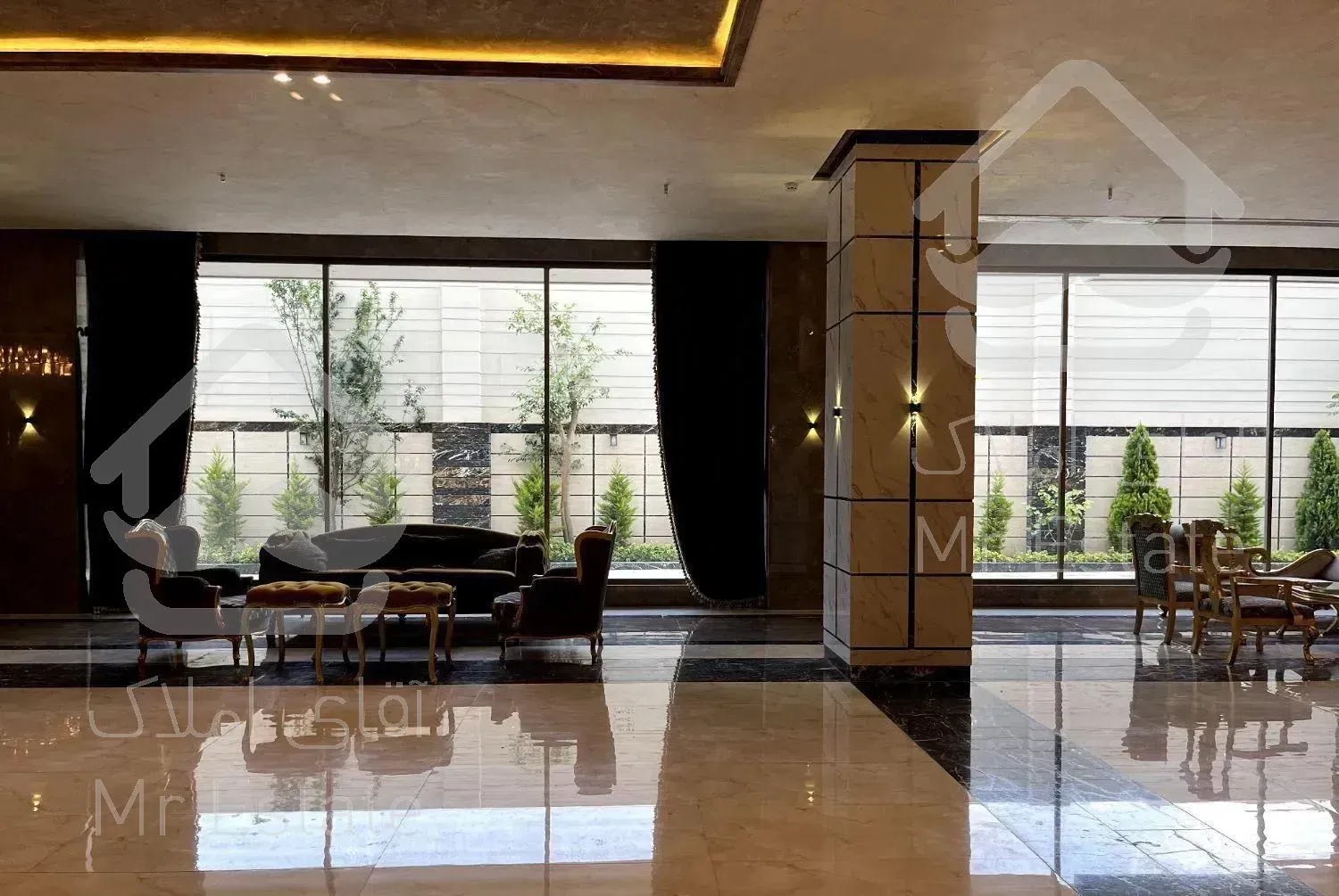 ۶۰متر/نوساز/سالن پرده خور/برج تچرا