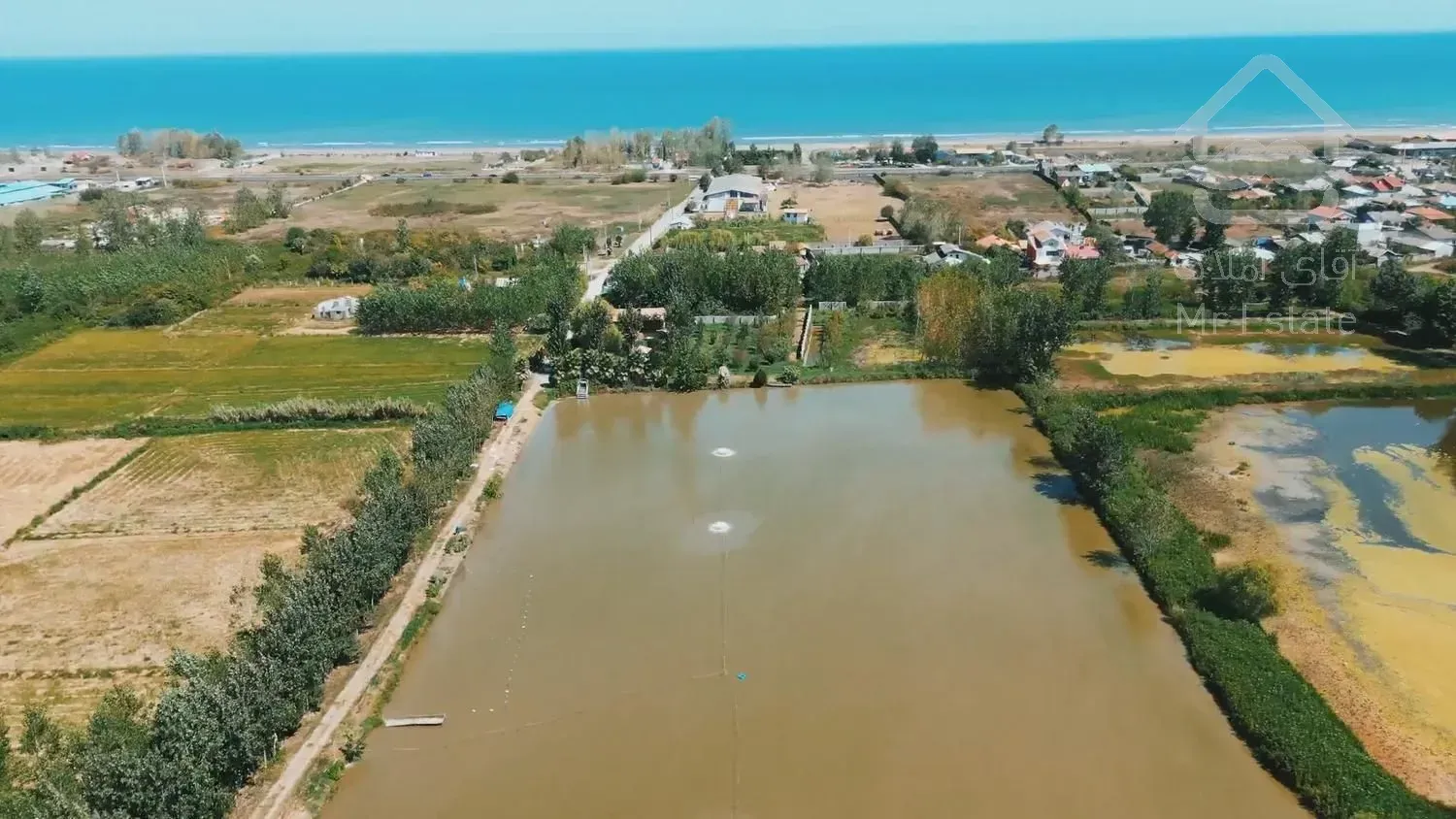 زمین مسکونی گردشگری 8 هکتار روبروی دریا مدارک کامل بندرانزلی