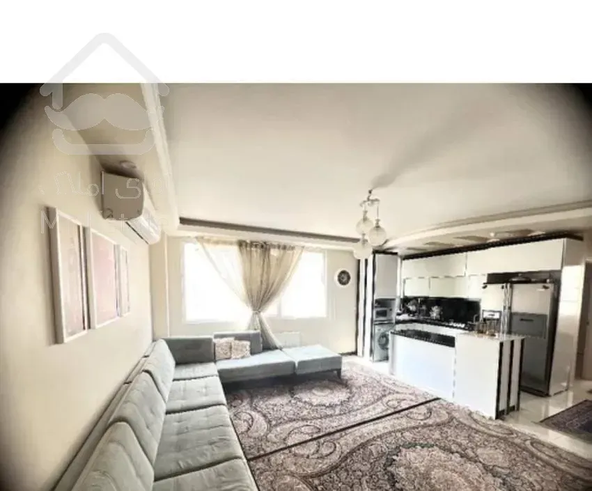 ۸۴متر دو خواب/اسانسور دار/تکواحدی/سالن پرده خور