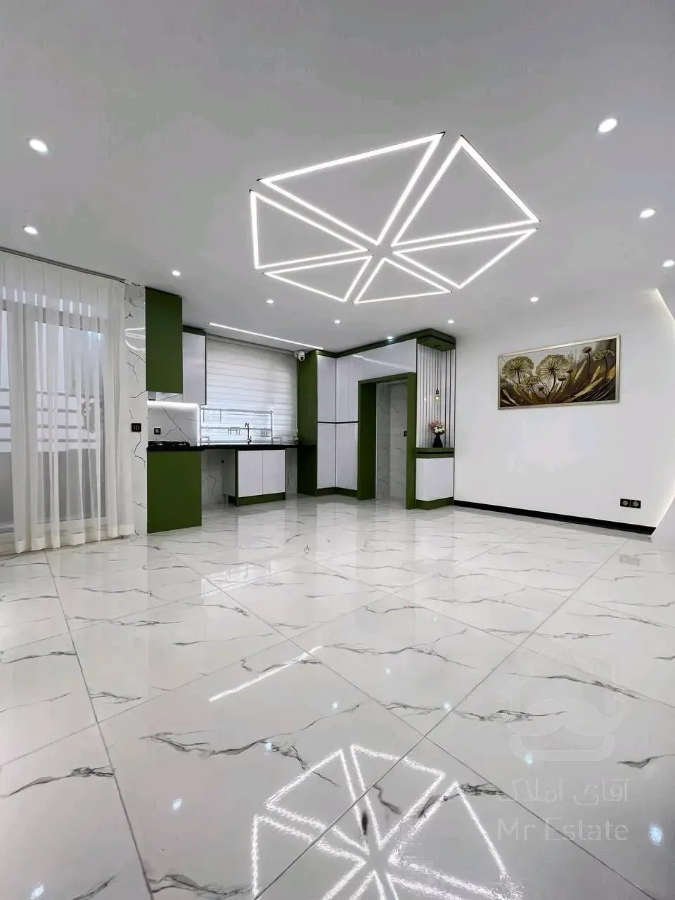 104متر/سالن و اتاقها پرده خور/۴باغ شرقی