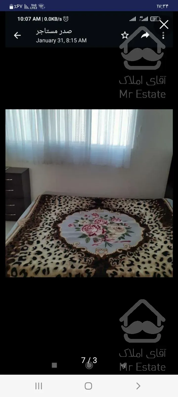 آپارتمان ۶۵ متری تکخواب طبقه ۳