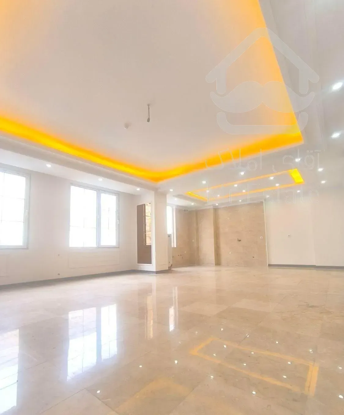 105متر/تک واحد/نوساز/فول/پرده خور