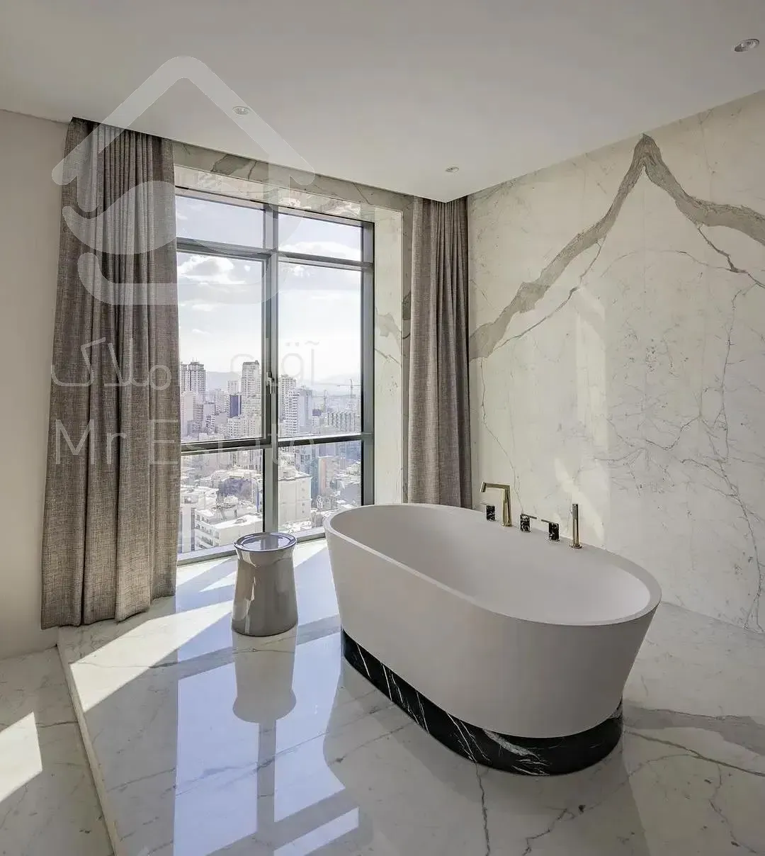 سعادت اباد ۲۰۰ متر غرق نور فول ( مجلل ) تراس وسیع