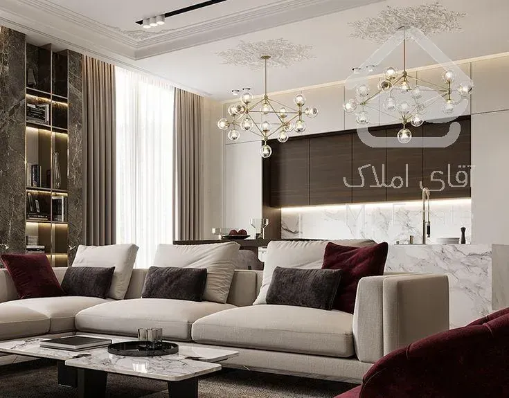 پروژه جوازدار افق در مرحله فونداسیون واحد۱۱۰متری خوش‌نقشه با ویو پارک جوانمردان