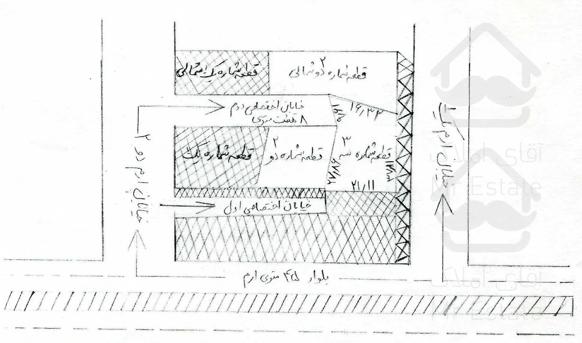 زمین مسکونی با سند ثبتی تک برگ