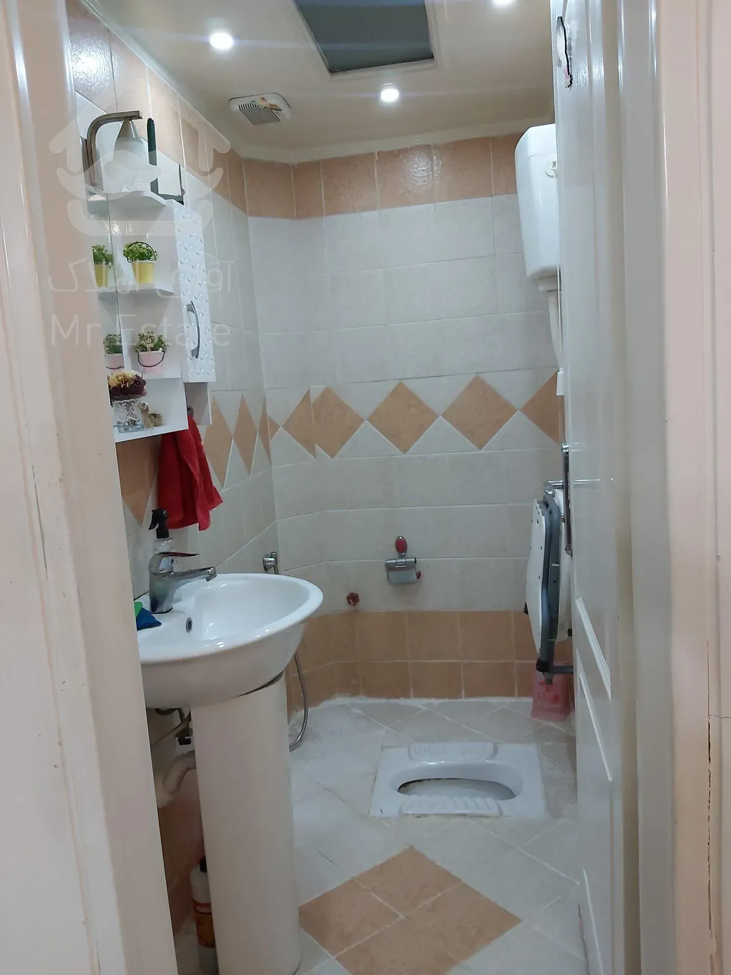 واحد۵۸ متری،۲ خواب نقشه عالی