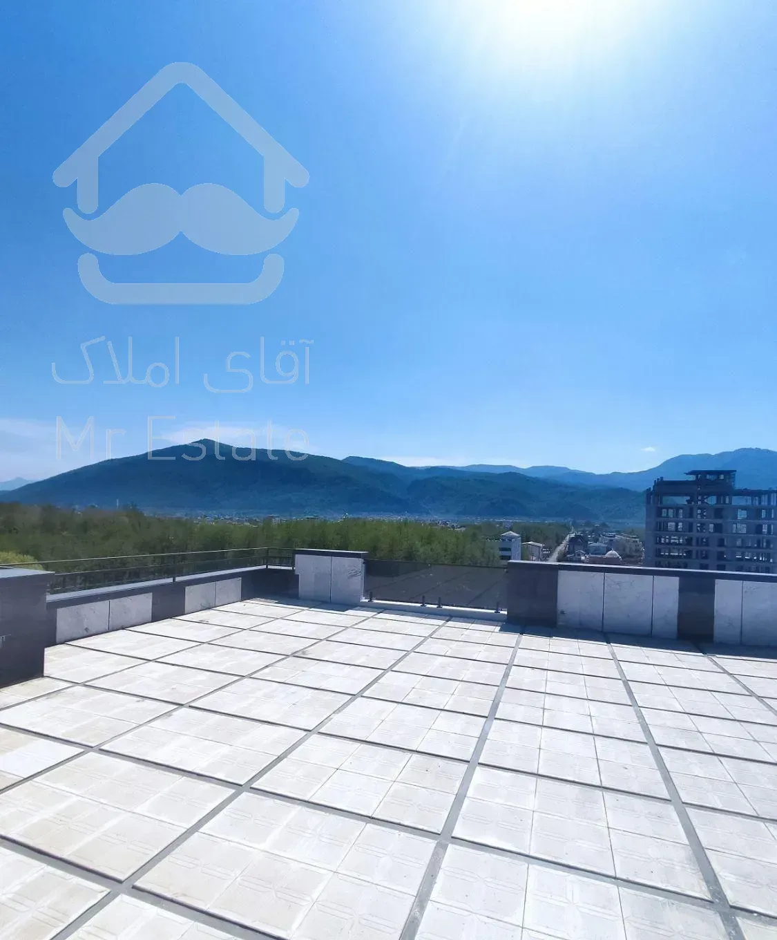 ۱۰۵ متر ویوو دریا و جنگل با رووف زیبا کلارک آباد