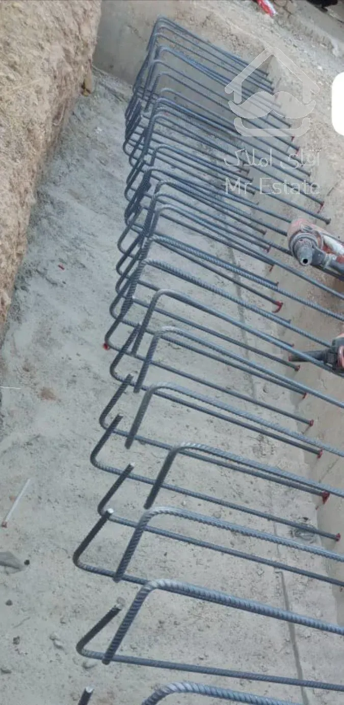 کاشت میلگرد شاسی اسانسور اجرای تراس سرامیک ومگر