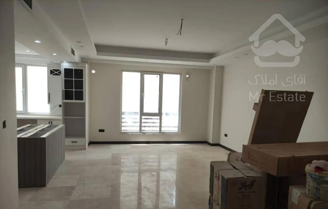 ۱۱۸ متر/نوساز کلید نخورده/ سالن پرده خور