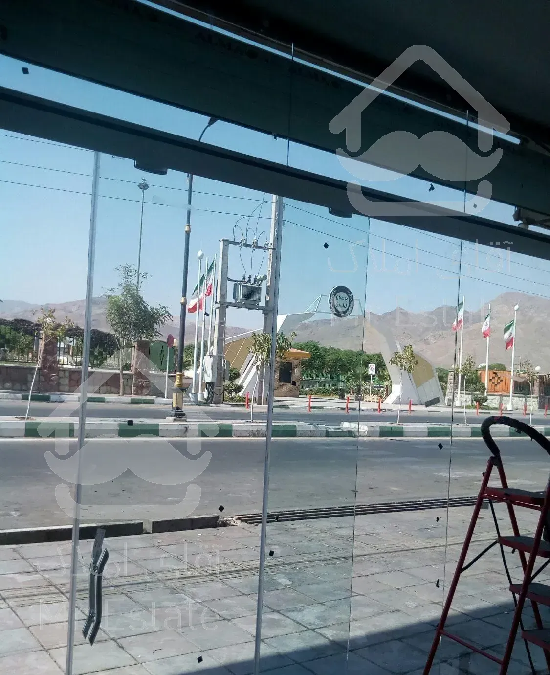 شیشه سکوریت پارتیشن تراس شیشه ای