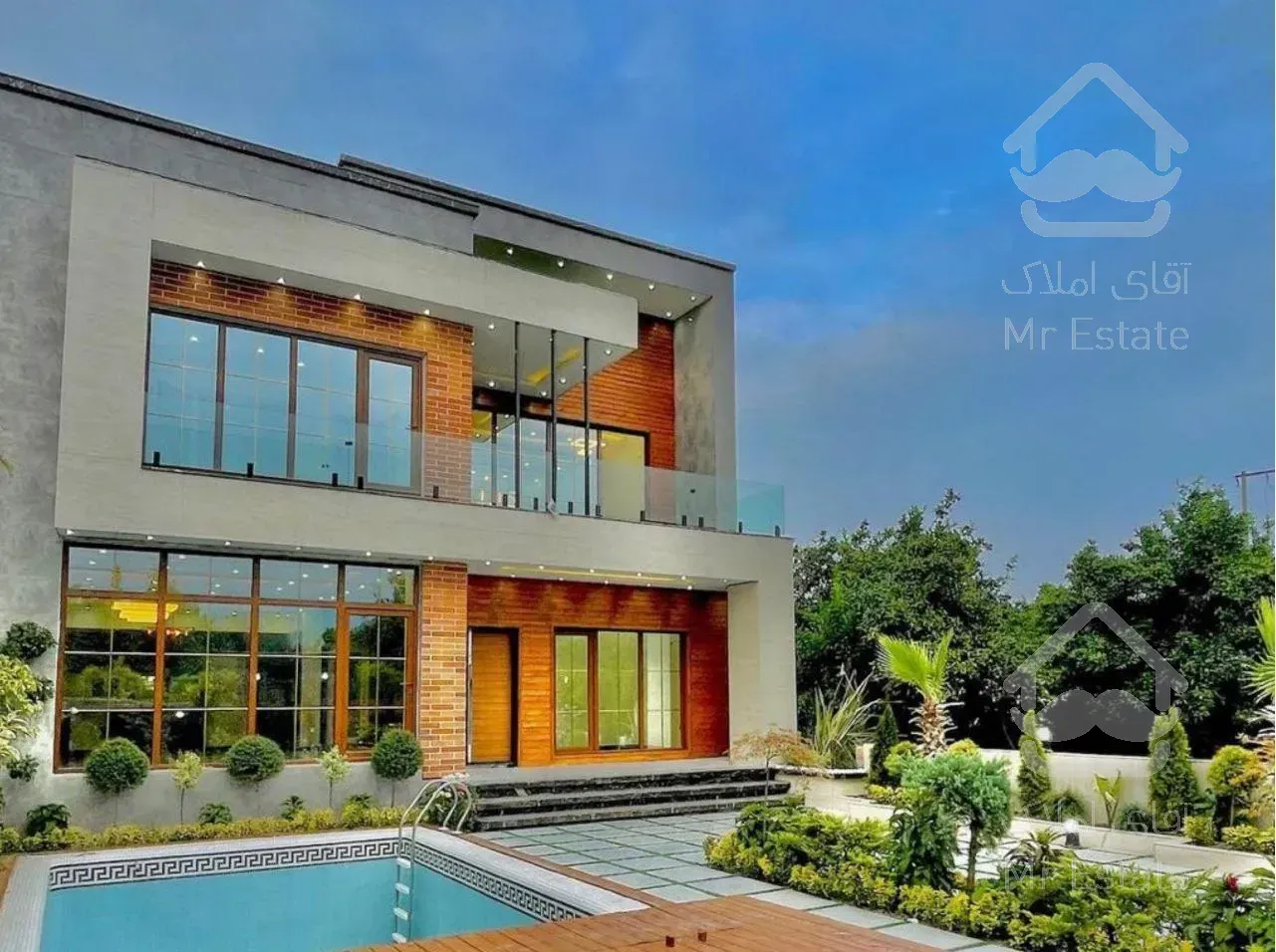 دوبلکس خوش نقشه با ویو کوه جنگل //ارزنده