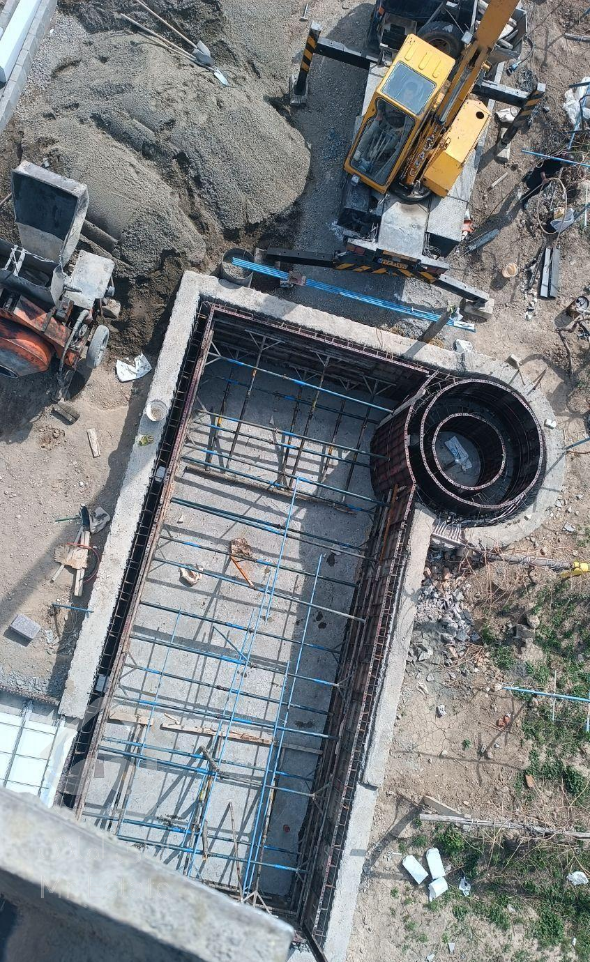 آرماتور بندی ساختمان استخر سونا جکوزی