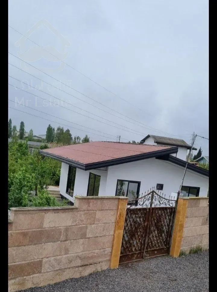 روبروی دریاکنار جاده اجاکسر۱۲۰۰متر ویلا باغ نوساز