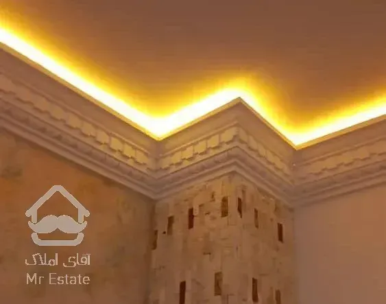 گچ کاری . نور مخفی بدون رابیس