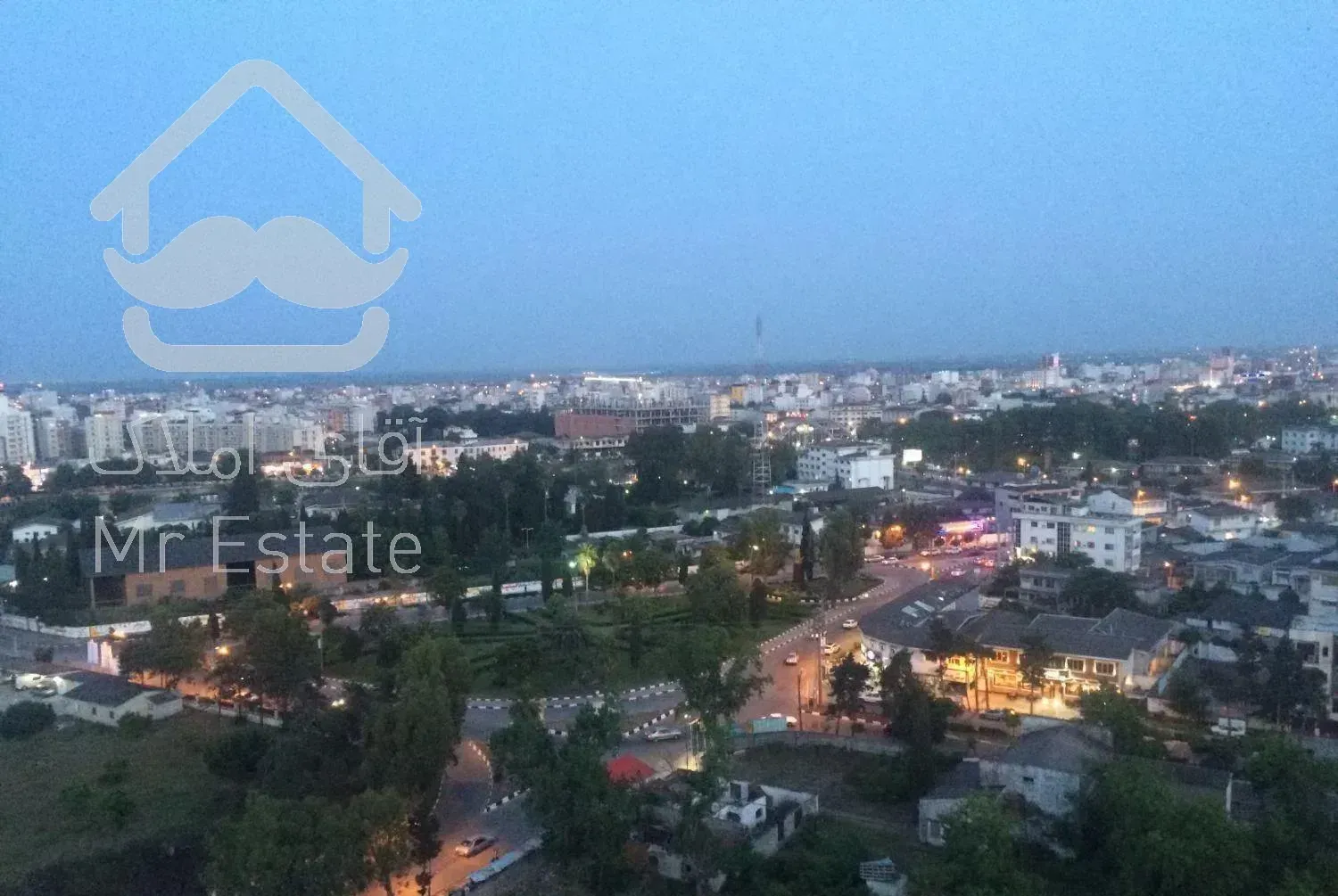 برجی مجلل تاپ135متر3خواب/ویودریا/3تراس/روف/نگهبانی