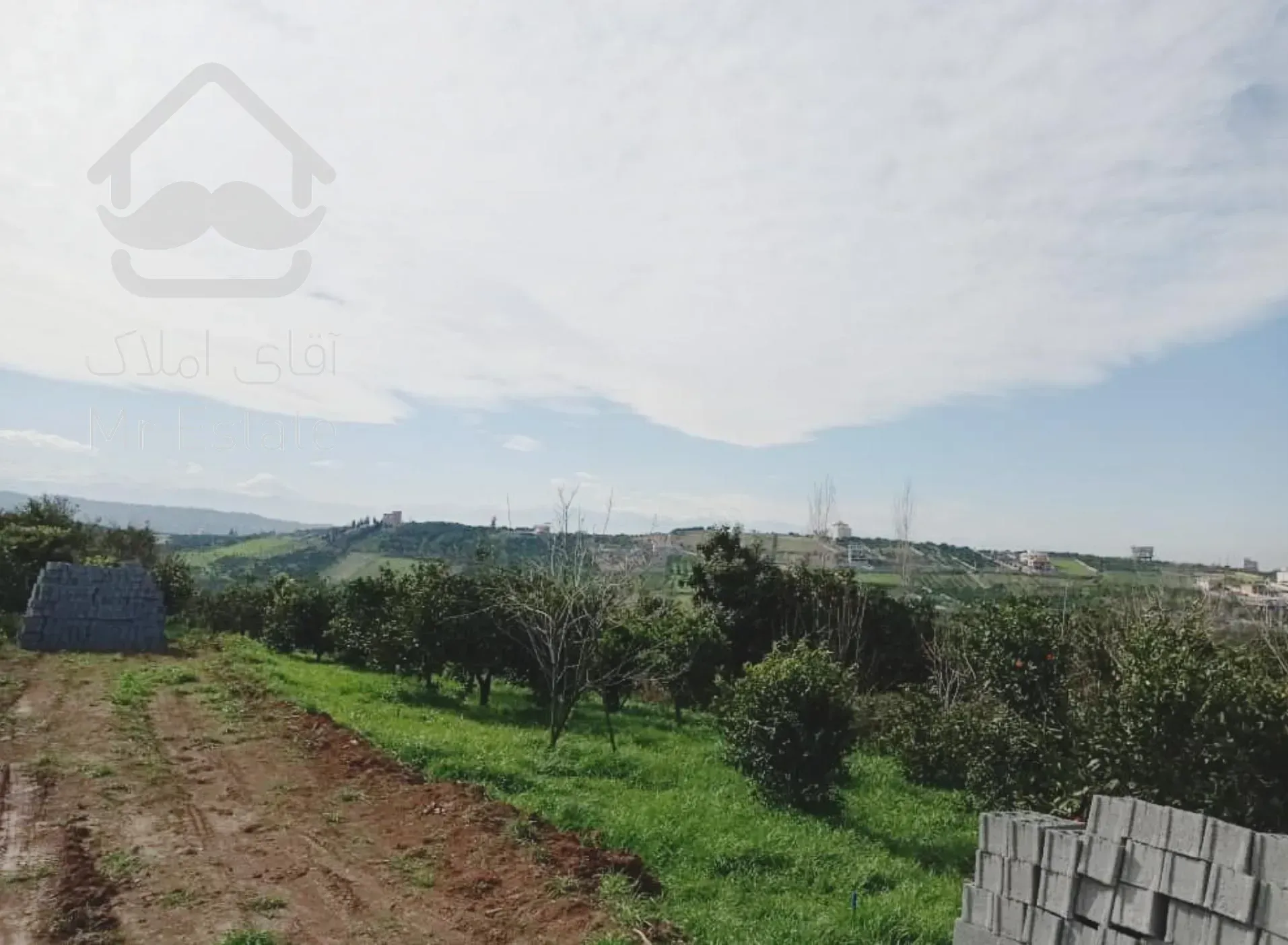 زمینی با بر زیاد و چشم انداز بی نظیر در قائمشهر