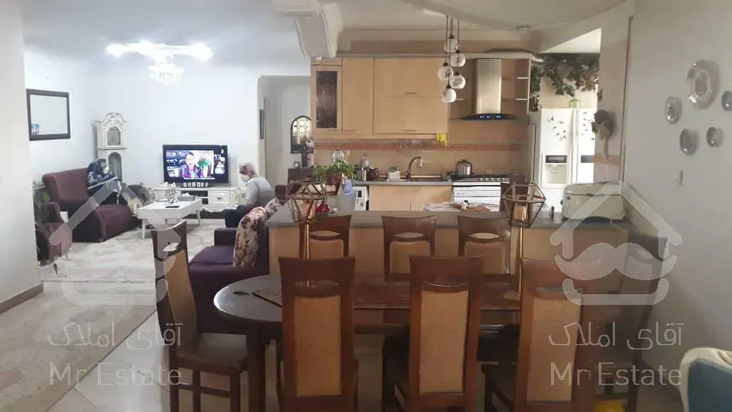 فردوس غرب /۸۰متر ۲خواب /فول امکانات