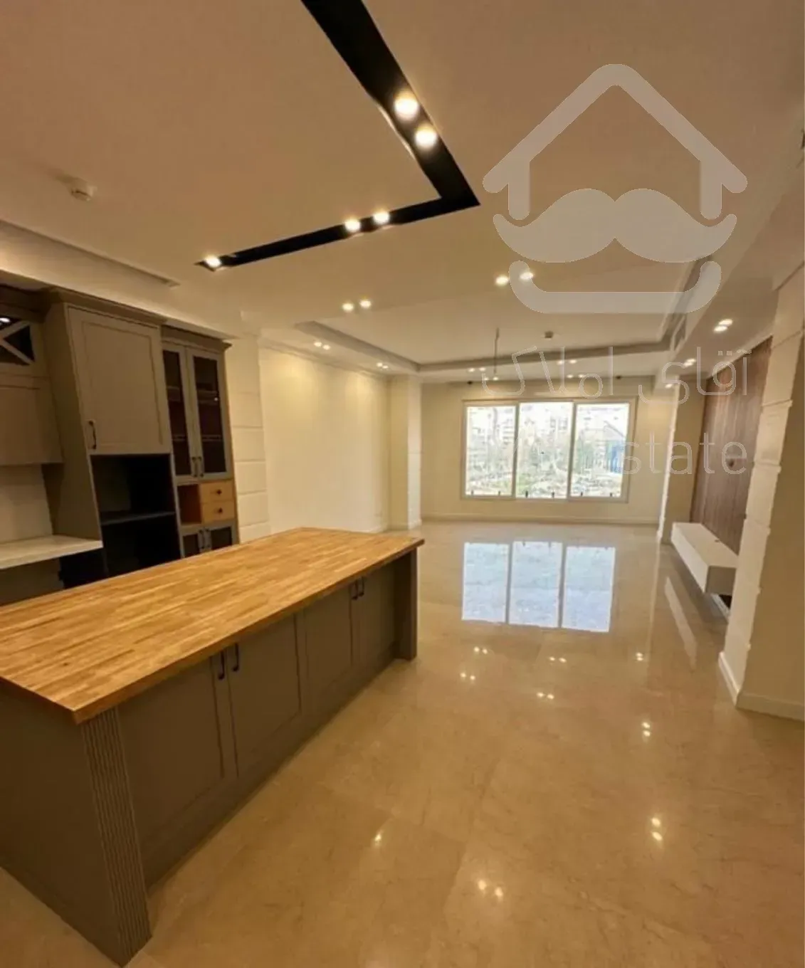 آپارتمان ۱۲۷ متر۳ خوابه / کلیدنخورده/ غرق نور