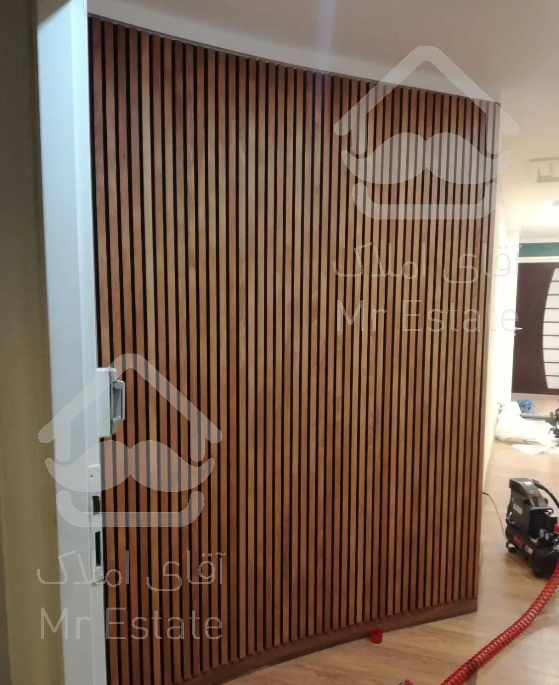 نصاب ماربل شیت ترمو وال نصب لمبه چوبی ترموود