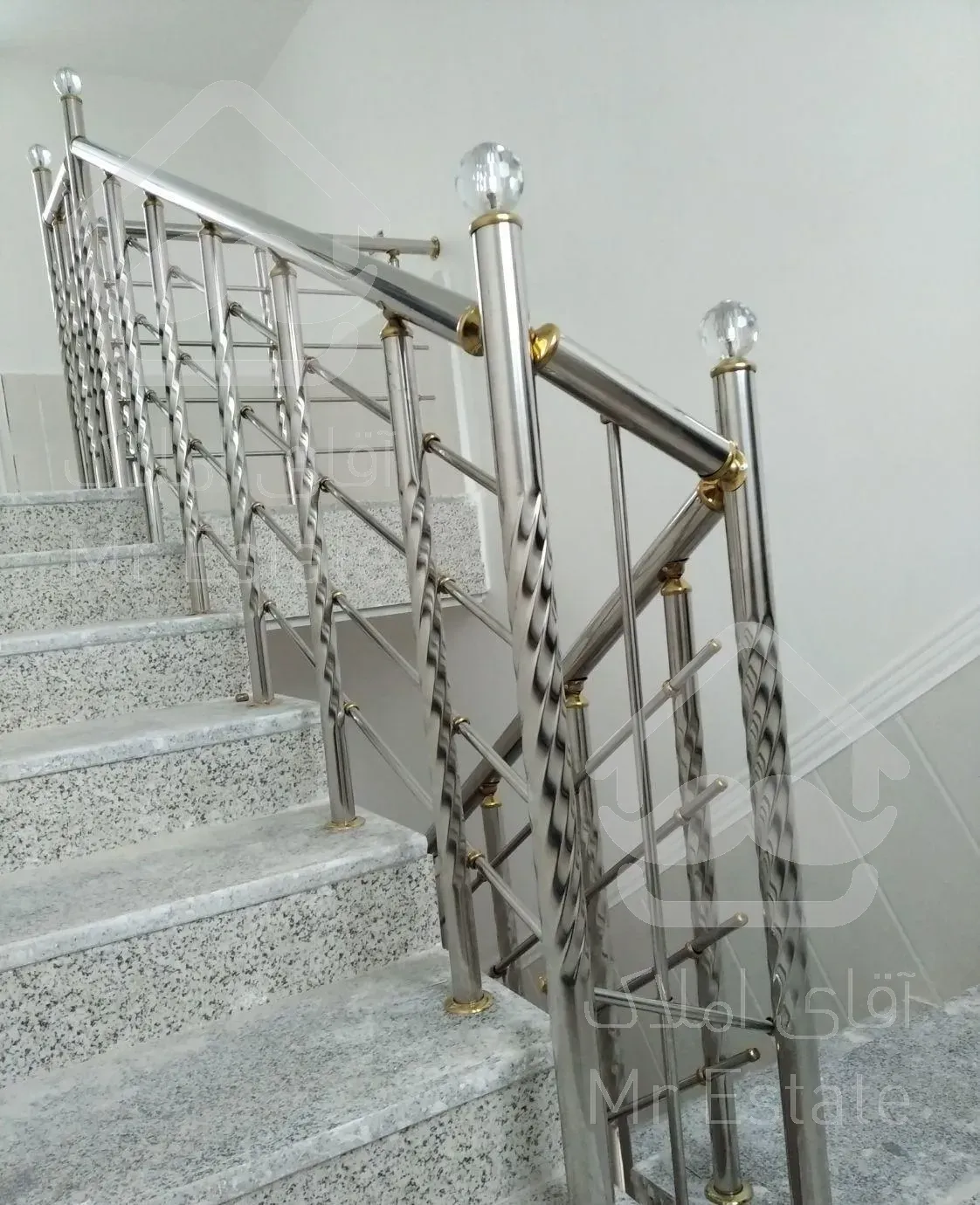 نصب نرده راه پله و حفاظ استیل