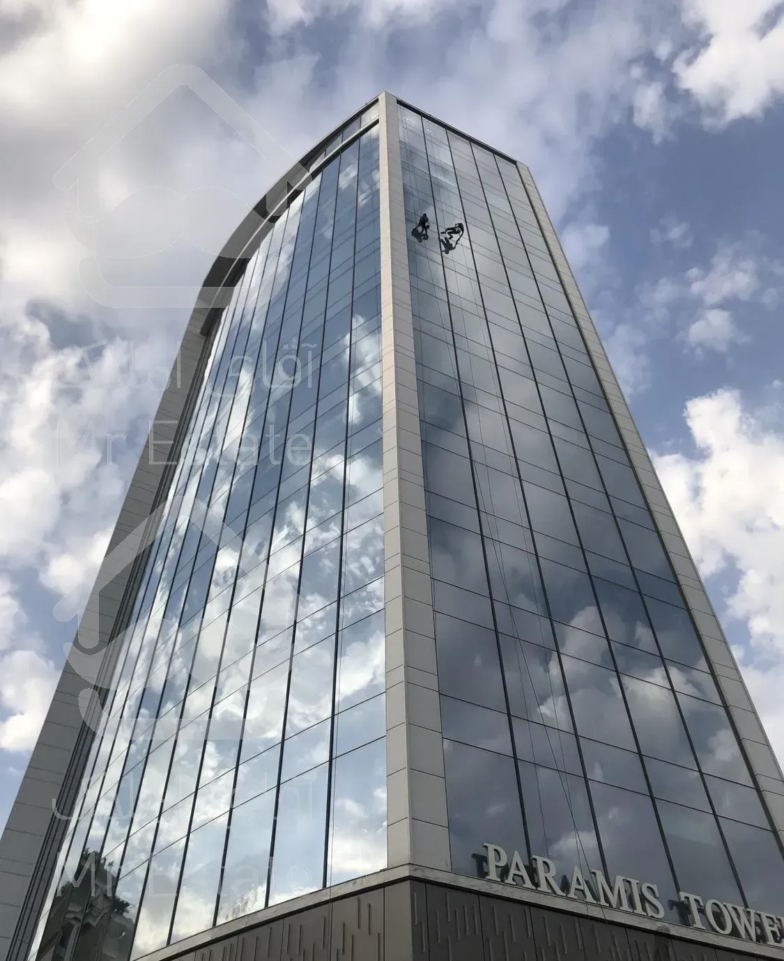 کار در نمای ساختمان بدون داربست - راپل کار